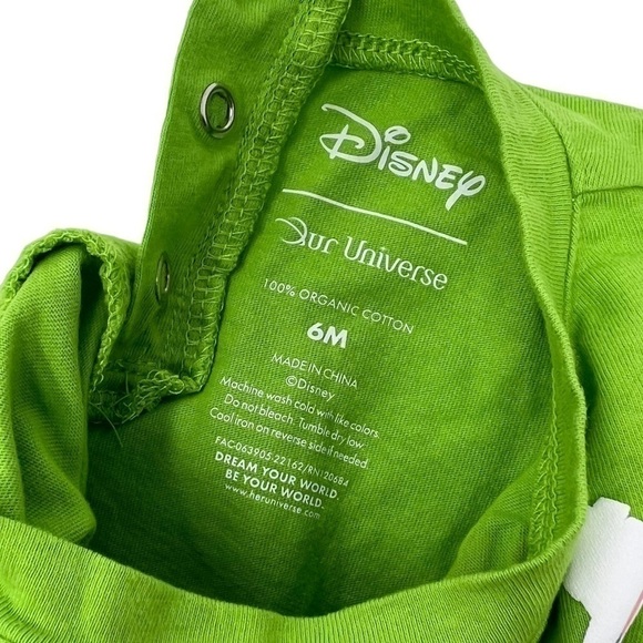 Disney Green Mummy Stitch Long Sleeve Bodysuit - Picture 4 of 4